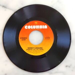 Vintage 1978 Kenny Loggins: Whenever I Call You "Friend" and Angelique.